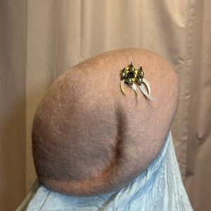 True Vintage Pink Felt hat